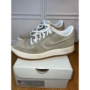 Nike‎ Boys Air Force 1 596728-201 Khaki Casual Shoes Sneakers Size 5Y